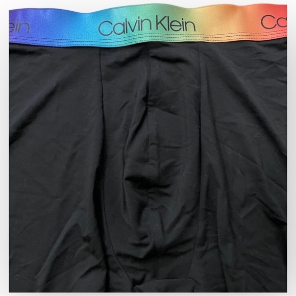 Calvin Klein 'Pride Edit' Boxer Brief - Black with Rainbow 0618 - Picture 2 of 6